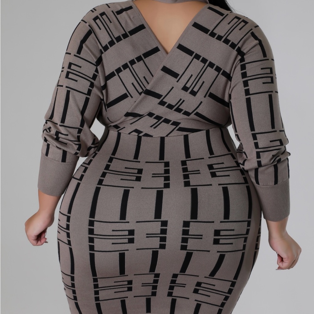 Gorgeous print bodycon dress NEW